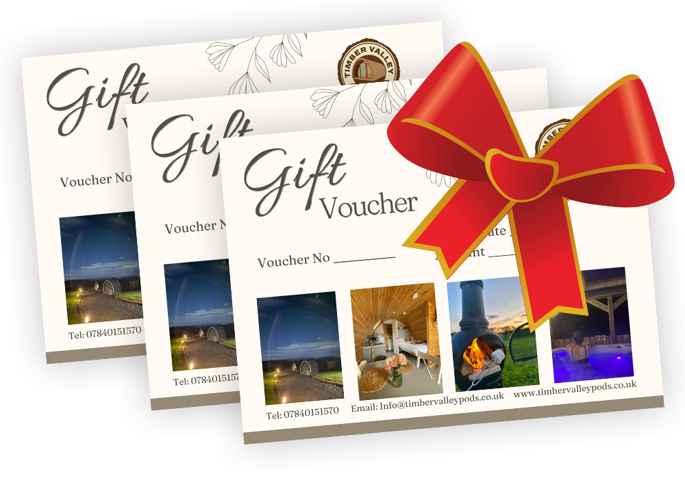 Book a Christmas stay using our gift vouchers.